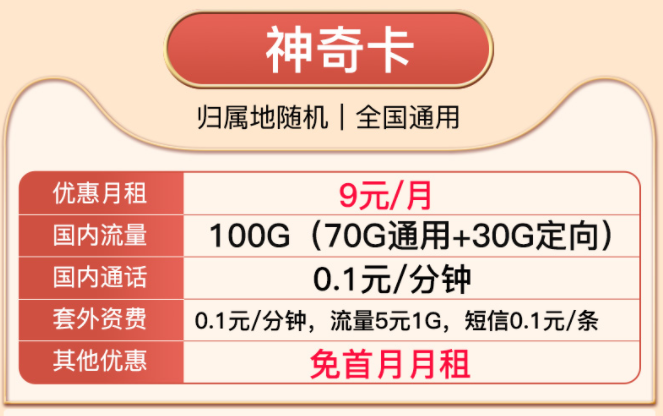 想換手機(jī)卡的朋友看這里 月租低至0元包100G全國流量+首免優(yōu)惠多多速來！