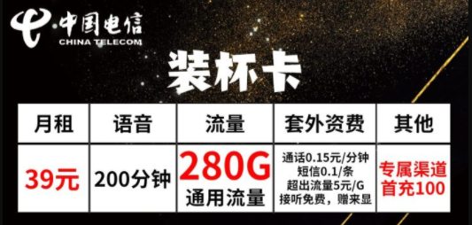 有合約期的流量卡就不好用？河北專用電信裝杯卡39元20G通用+260G省內(nèi)+可選號