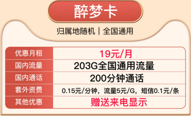 驚爆好卡！超大流量純通用|享"聯(lián)通醉夢(mèng)卡、醉陽(yáng)卡"豪華套餐