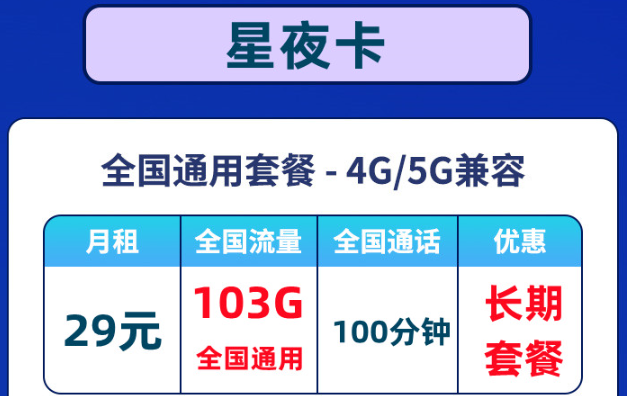 優(yōu)惠好卡推薦！聯(lián)通星夜卡全通用流量+聯(lián)通超炫卡可選號碼|包郵到家